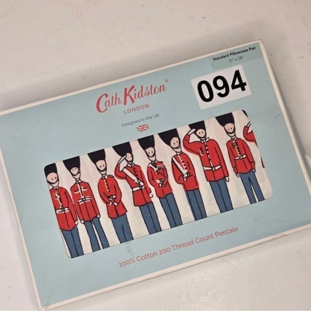 Cath Kidston London Nutcracker Soldier Drummer Boy Pillowcase Set - Picture 2 of 7